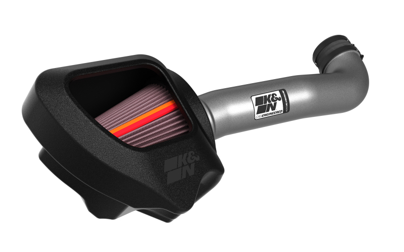 Jeep Wrangler Performance Air Intake - K&N Engineering - NextGen Aluminum - `12-`18